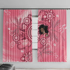 Australia Women's Day Aboriginal Window Curtain Mother's Love