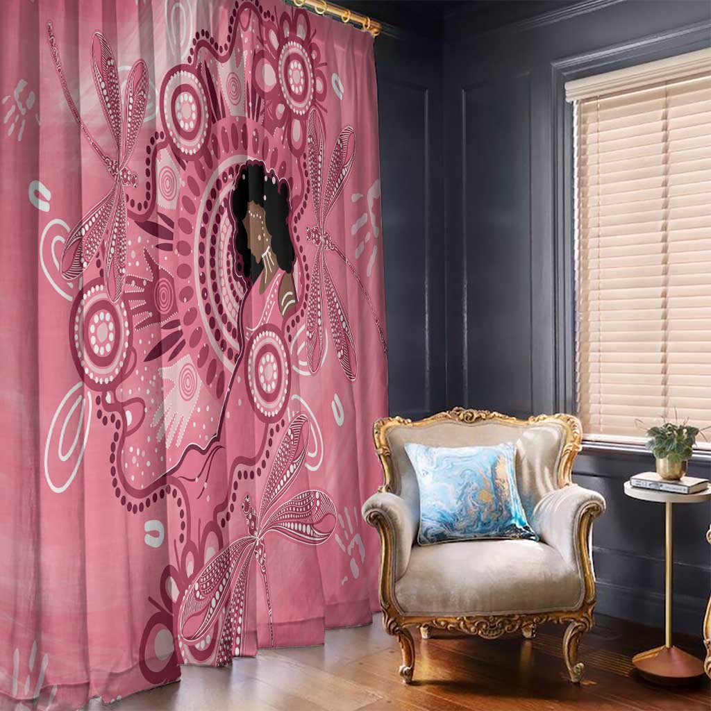 Australia Women's Day Aboriginal Window Curtain Mother's Love