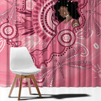 Australia Women's Day Aboriginal Window Curtain Mother's Love