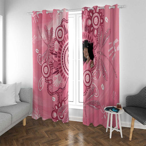 Australia Women's Day Aboriginal Window Curtain Mother's Love