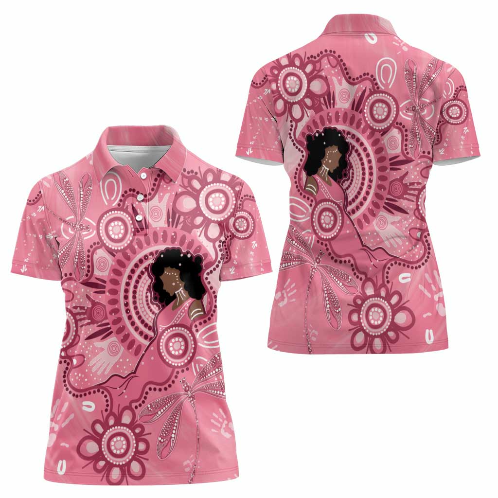 Australia Women's Day Aboriginal Women Polo Shirt Mother's Love