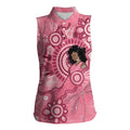 Australia Women's Day Aboriginal Women Sleeveless Polo Shirt Mother's Love