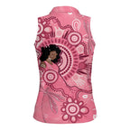 Australia Women's Day Aboriginal Women Sleeveless Polo Shirt Mother's Love