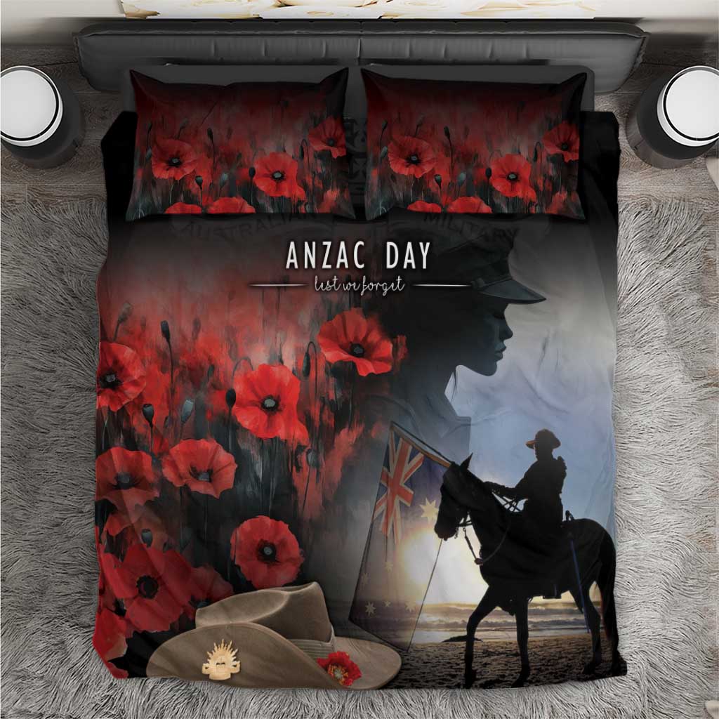 Anzac Day Bedding Set Women In War - Lest We Forget