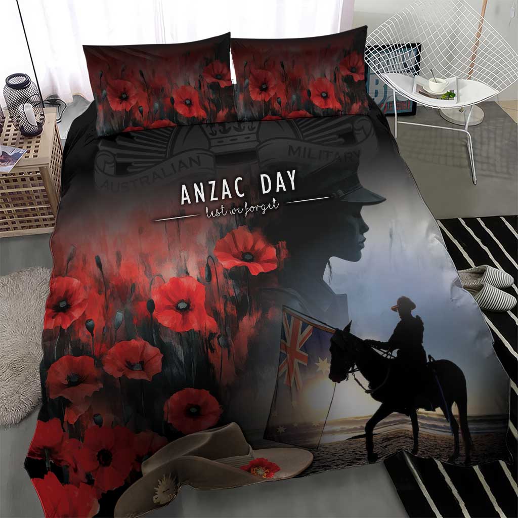 Anzac Day Bedding Set Women In War - Lest We Forget