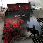 Anzac Day Bedding Set Women In War - Lest We Forget