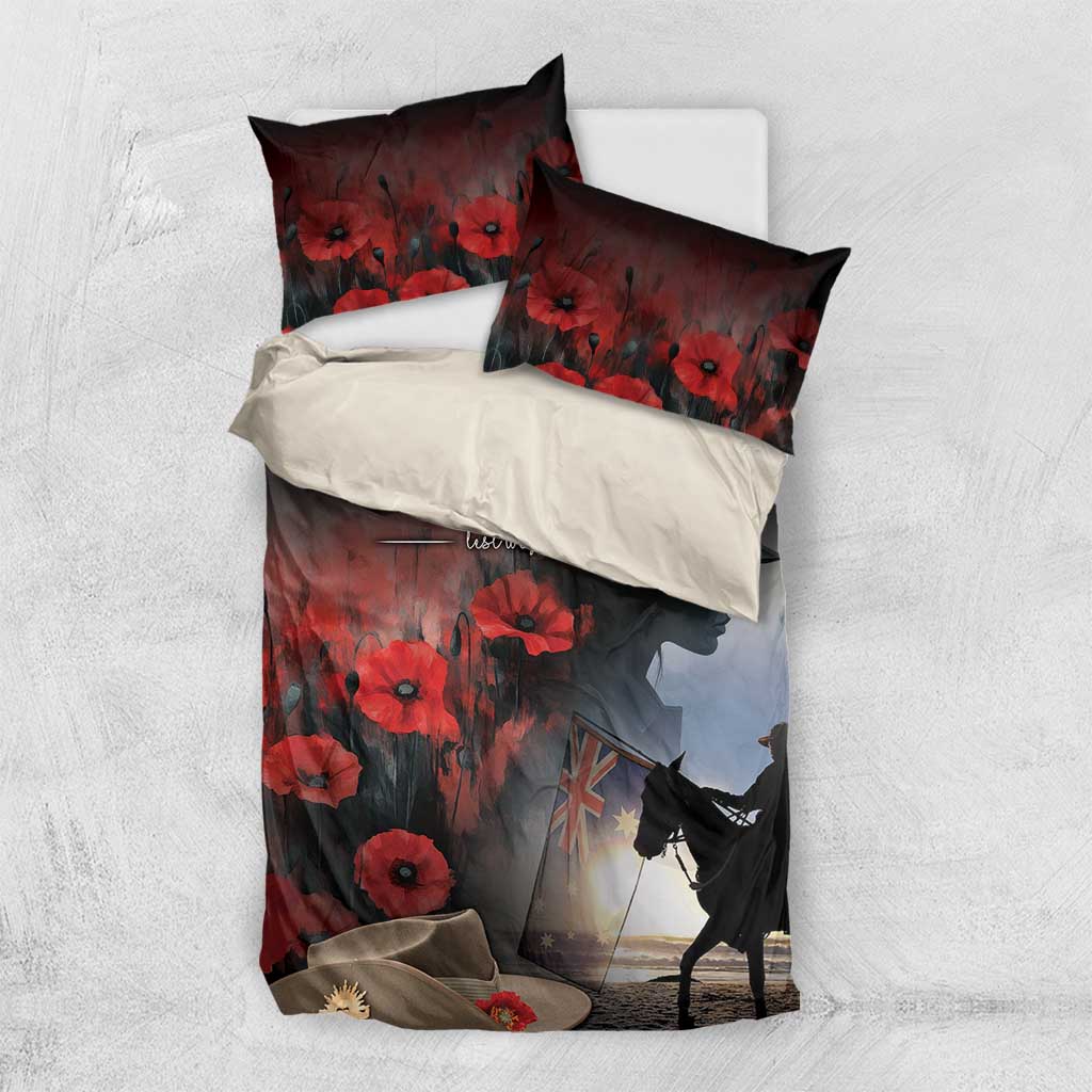 Anzac Day Bedding Set Women In War - Lest We Forget