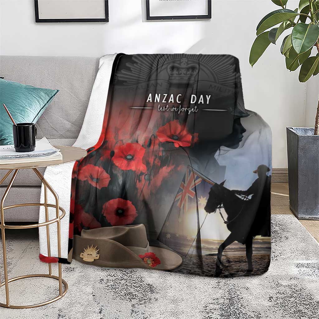 Anzac Day Blanket Women In War - Lest We Forget