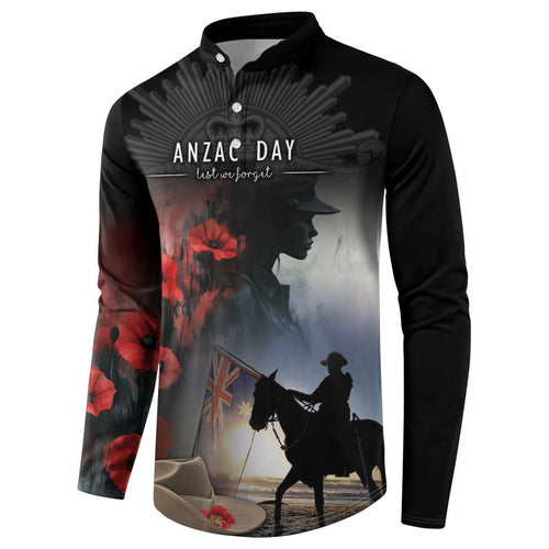 Anzac Day Button Sweatshirt Women In War - Lest We Forget