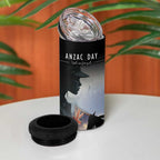 Anzac Day 4 in 1 Can Cooler Tumbler Women In War - Lest We Forget