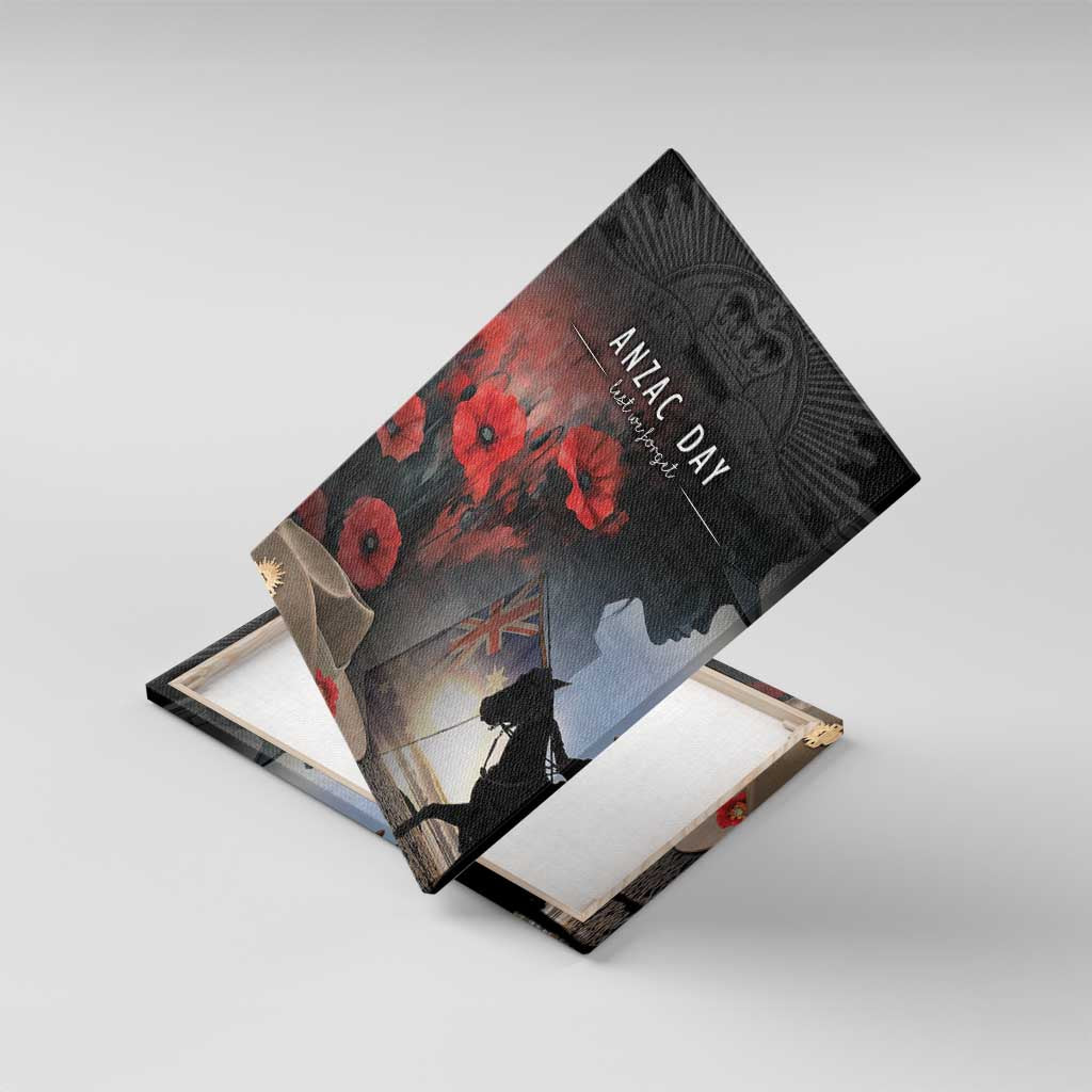 Anzac Day Canvas Wall Art Women In War - Lest We Forget
