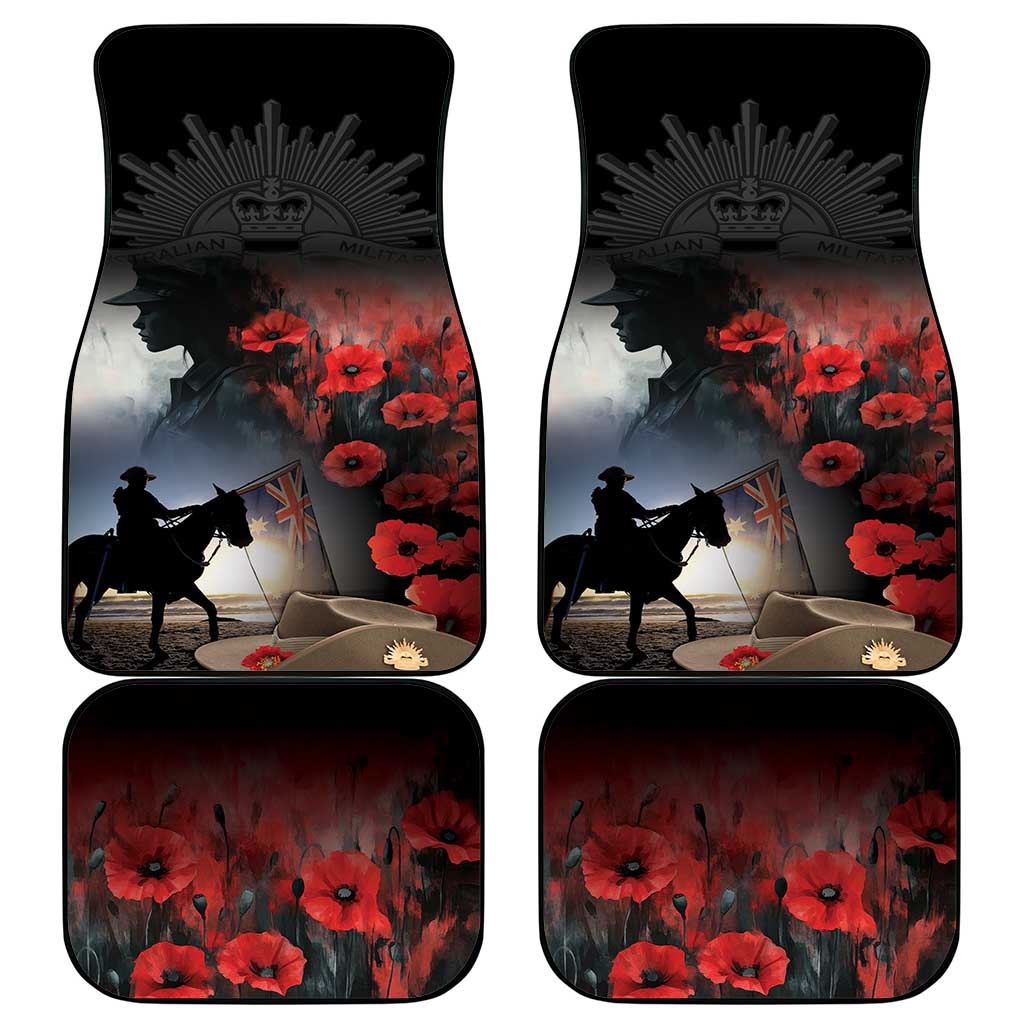 Anzac Day Car Mats Women In War - Lest We Forget