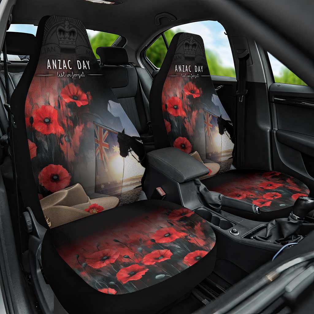 Anzac Day Car Seat Cover Women In War - Lest We Forget