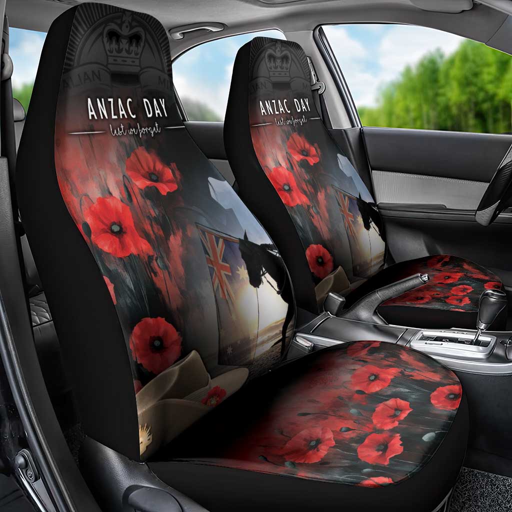 Anzac Day Car Seat Cover Women In War - Lest We Forget