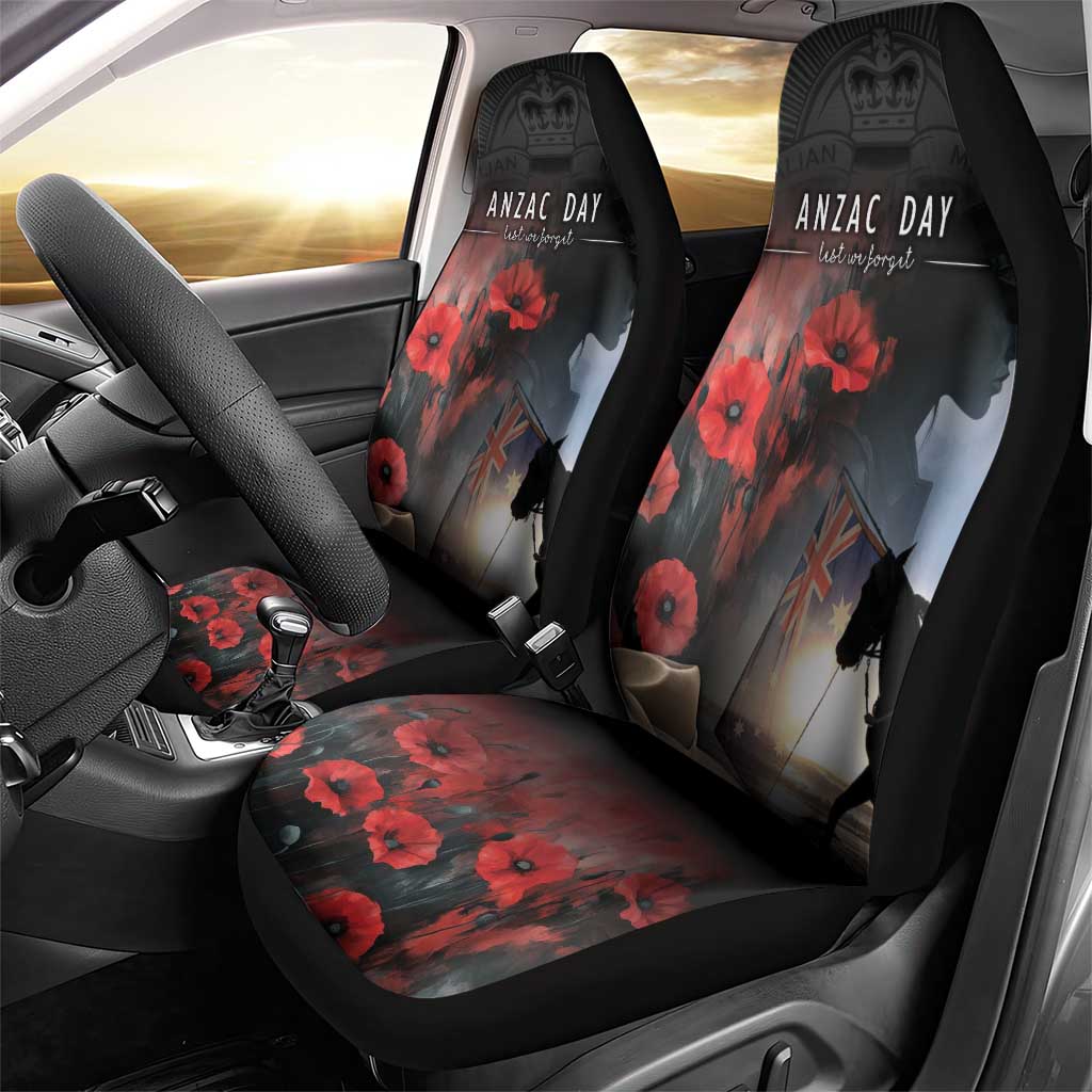 Anzac Day Car Seat Cover Women In War - Lest We Forget