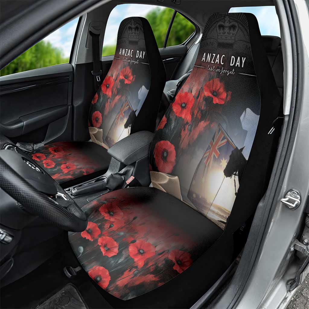 Anzac Day Car Seat Cover Women In War - Lest We Forget