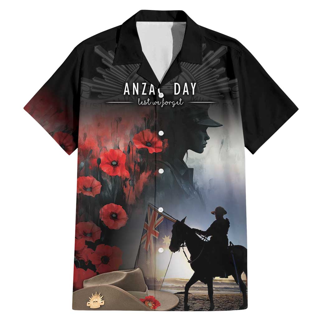 Anzac Day Family Matching Mermaid Dress and Hawaiian Shirt Women In War - Lest We Forget