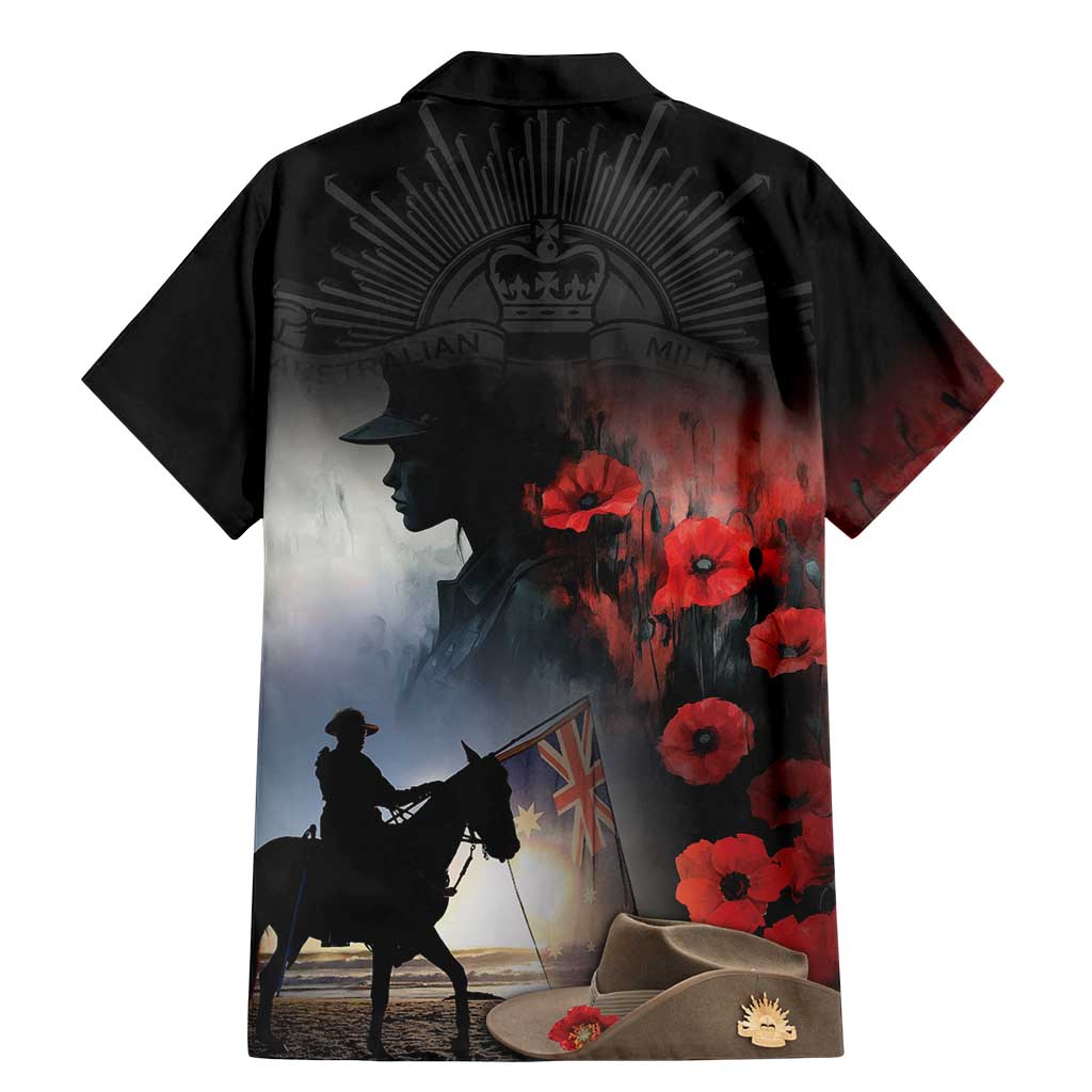 Anzac Day Family Matching Mermaid Dress and Hawaiian Shirt Women In War - Lest We Forget