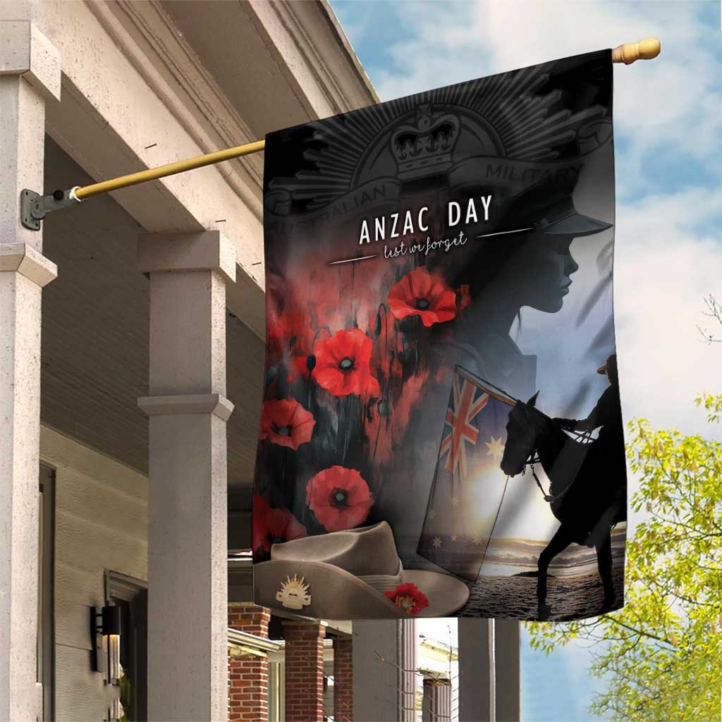 Anzac Day Garden Flag Women In War - Lest We Forget
