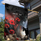 Anzac Day Garden Flag Women In War - Lest We Forget