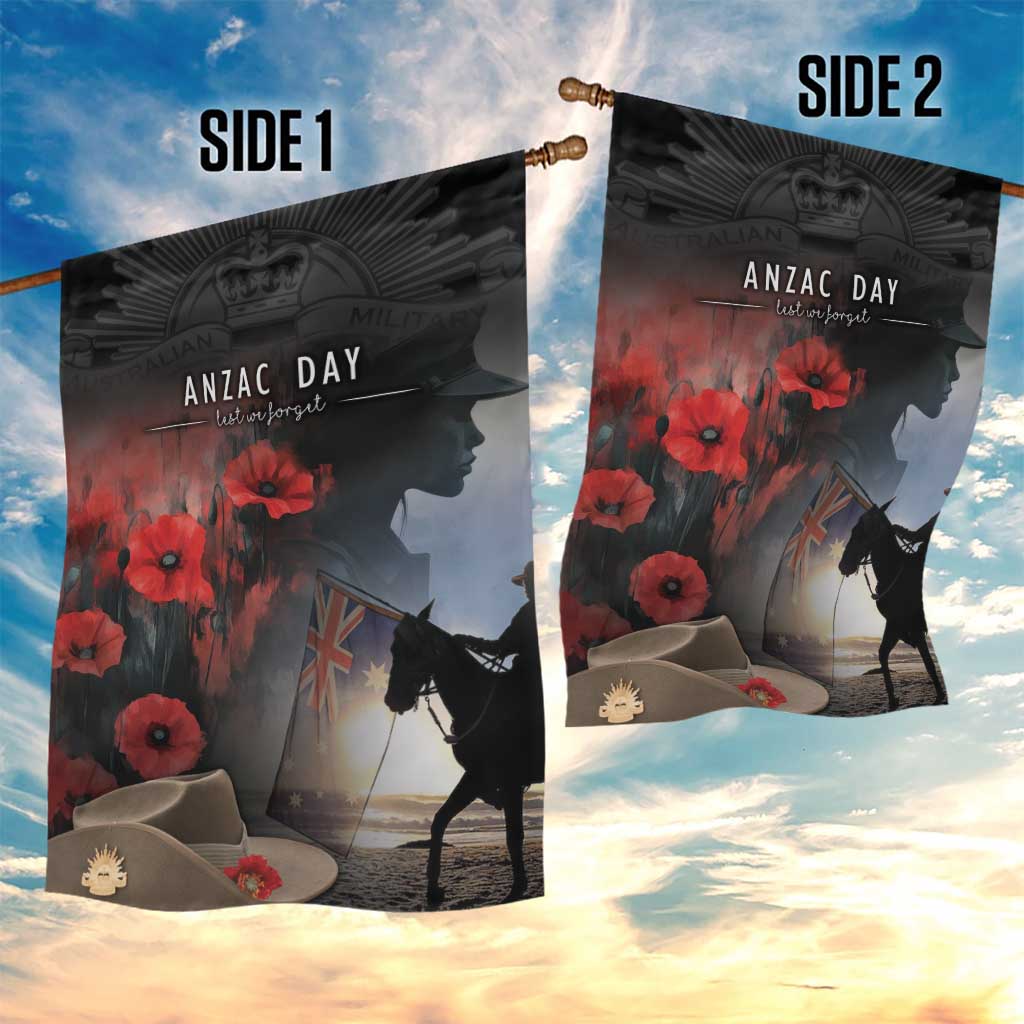 Anzac Day Garden Flag Women In War - Lest We Forget