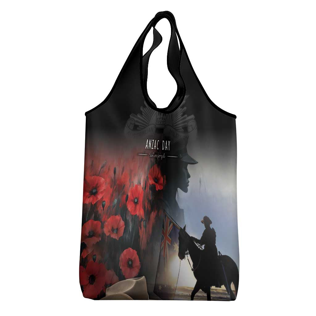 Anzac Day Grocery Bag Women In War - Lest We Forget