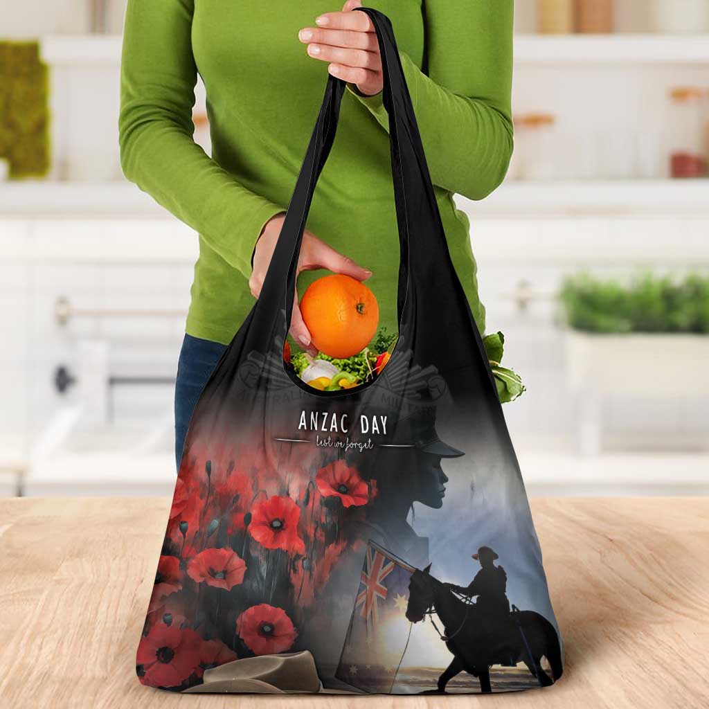Anzac Day Grocery Bag Women In War - Lest We Forget