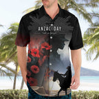 Anzac Day Hawaiian Shirt Women In War - Lest We Forget