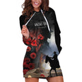 Anzac Day Hoodie Dress Women In War - Lest We Forget