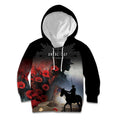 Anzac Day Kid Hoodie Women In War - Lest We Forget