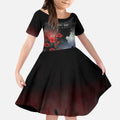Anzac Day Kid Short Sleeve Dress Women In War - Lest We Forget