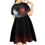Anzac Day Kid Short Sleeve Dress Women In War - Lest We Forget