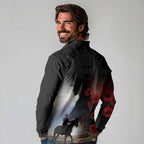 Anzac Day Long Sleeve Polo Shirt Women In War - Lest We Forget