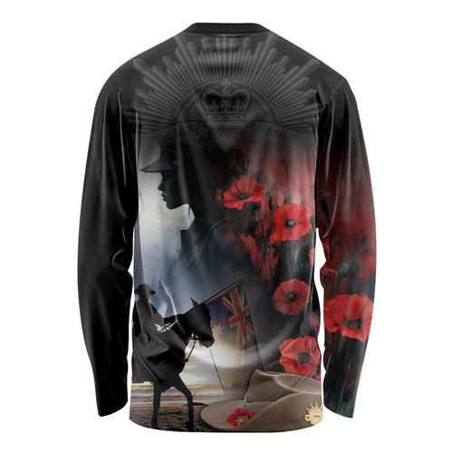Anzac Day Long Sleeve Shirt Women In War - Lest We Forget