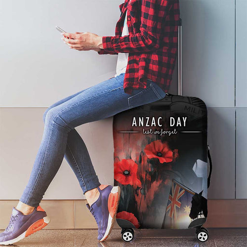 Anzac Day Luggage Cover Women In War - Lest We Forget