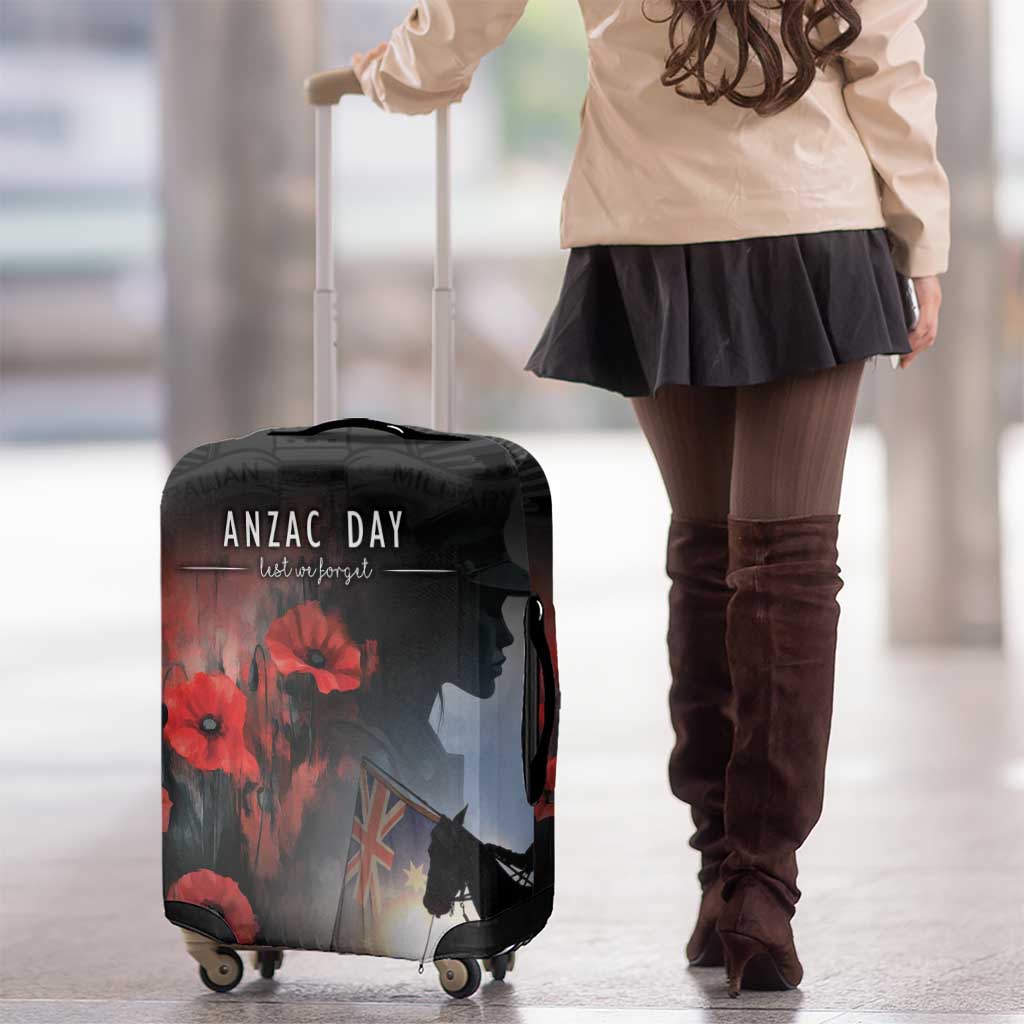 Anzac Day Luggage Cover Women In War - Lest We Forget