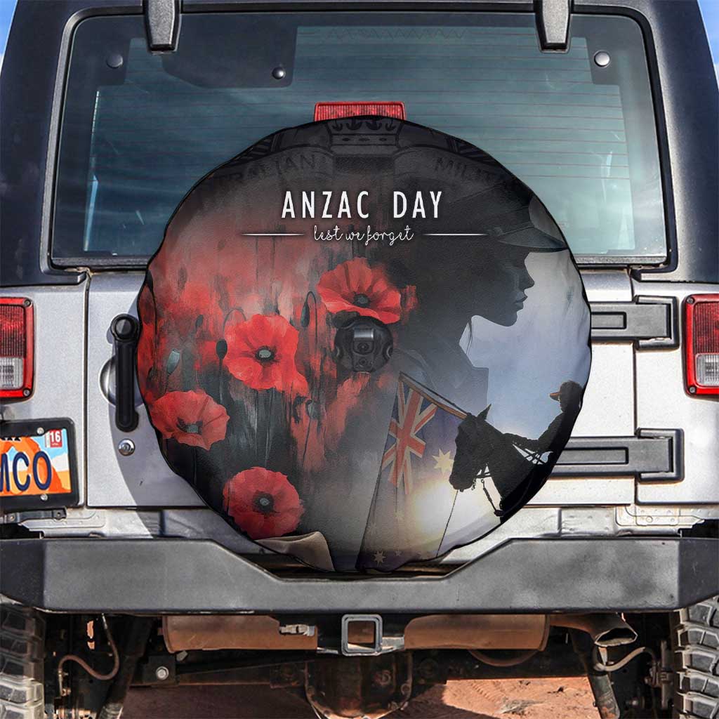 Anzac Day Spare Tire Cover Women In War - Lest We Forget