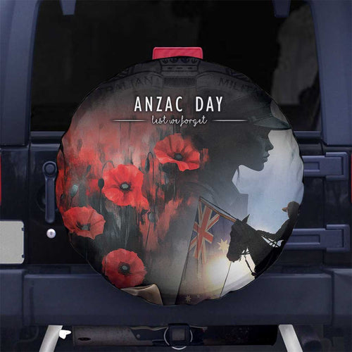 Anzac Day Spare Tire Cover Women In War - Lest We Forget