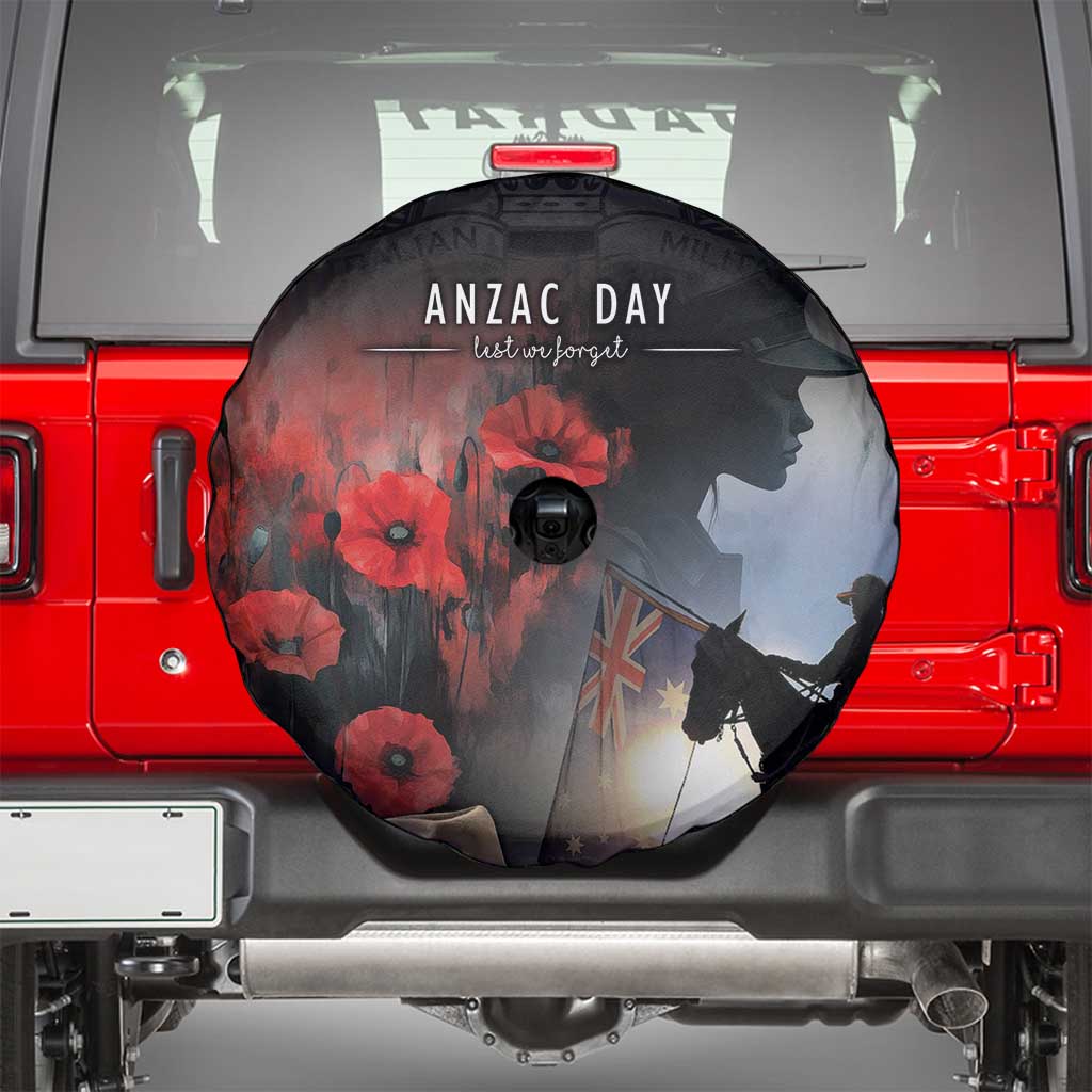 Anzac Day Spare Tire Cover Women In War - Lest We Forget