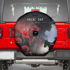 Anzac Day Spare Tire Cover Women In War - Lest We Forget