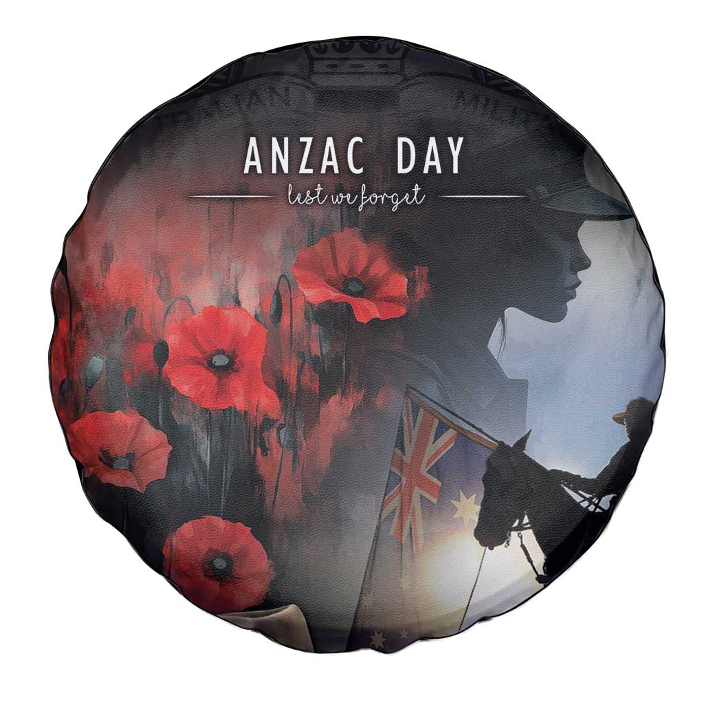 Anzac Day Spare Tire Cover Women In War - Lest We Forget