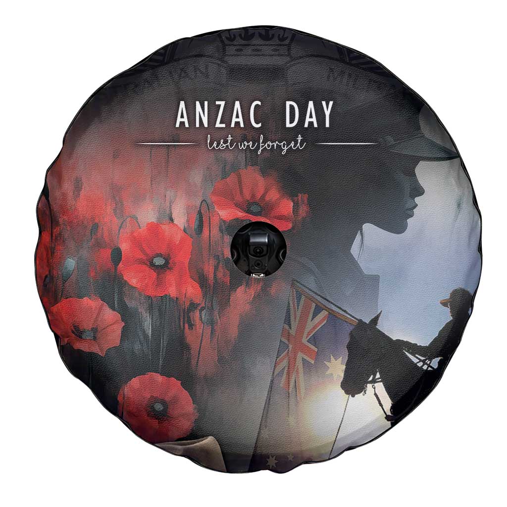 Anzac Day Spare Tire Cover Women In War - Lest We Forget