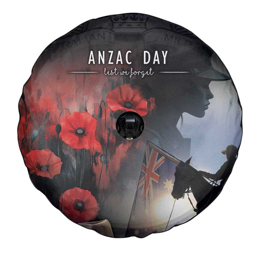 Anzac Day Spare Tire Cover Women In War - Lest We Forget