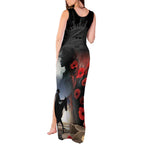 Anzac Day Tank Maxi Dress Women In War - Lest We Forget