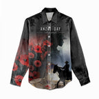 Anzac Day Women Casual Shirt Women In War - Lest We Forget