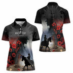 Anzac Day Women Polo Shirt Women In War - Lest We Forget