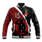 Anzac Day Women Veteran Baseball Jacket Ode of Remembrance