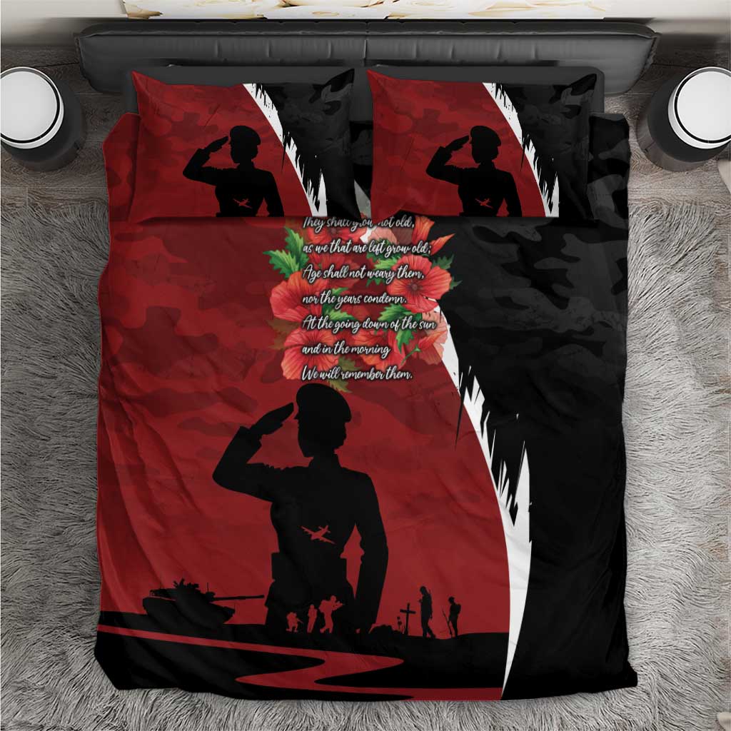 Anzac Day Women Veteran Bedding Set Ode of Remembrance