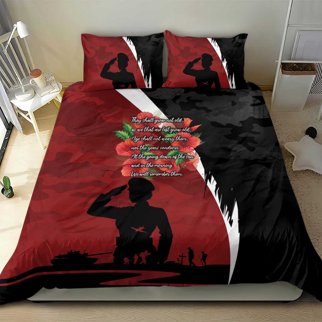 Anzac Day Women Veteran Bedding Set Ode of Remembrance