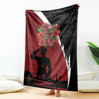 Anzac Day Women Veteran Blanket Ode of Remembrance